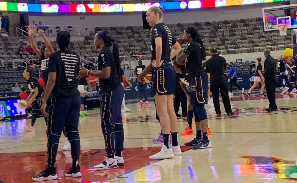 Bernadett Hatar of the Indiana Fever