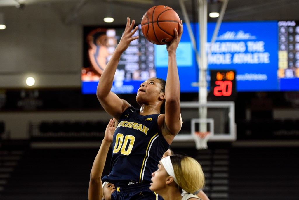 Naz Hillmon. (photo courtesy of Michigan Athletics)