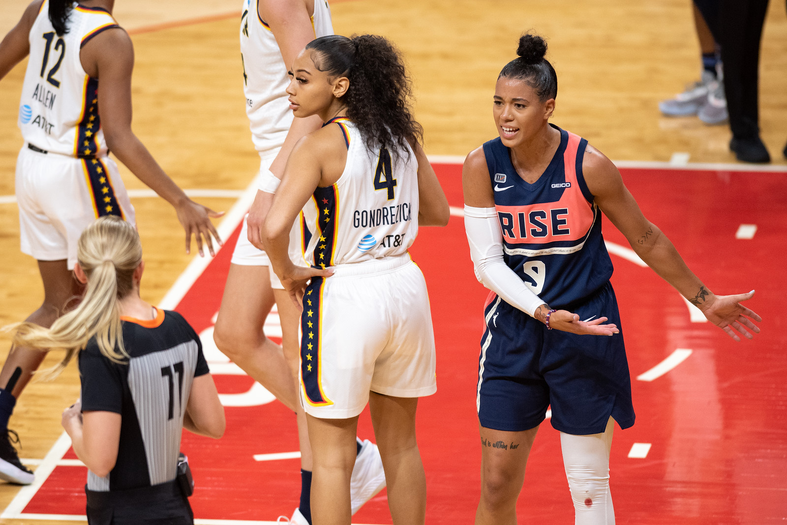 Kysre Gondrezick of the Indiana Fever