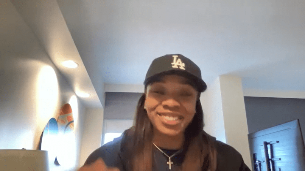 Indiana Fever guard Aaliyah Wilson