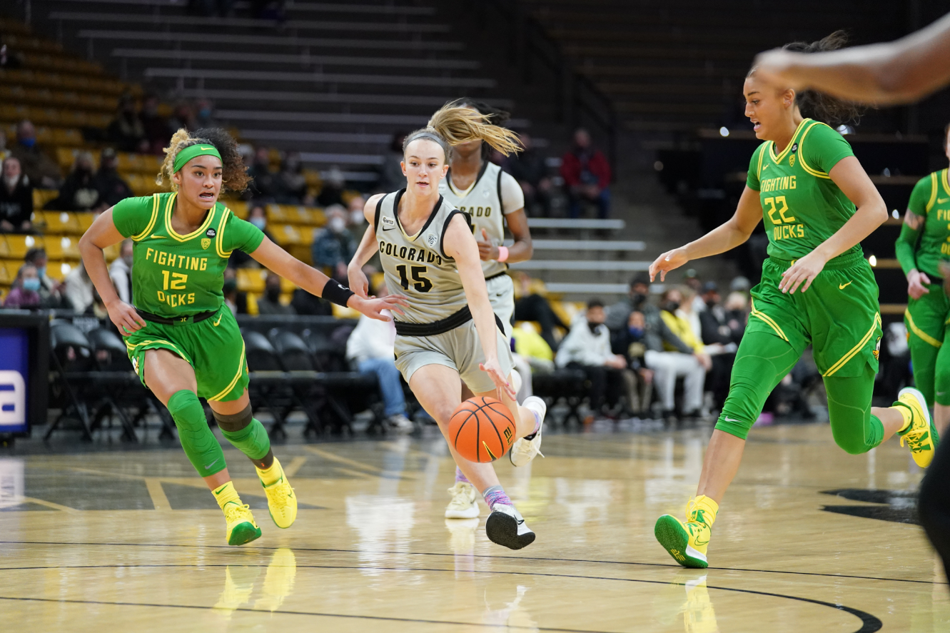 Colorado Oregon Women's Basketball NCAA