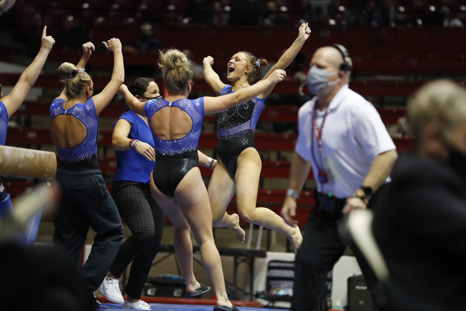 Savannah Schoenherr. Photo: Gators Gymnastics