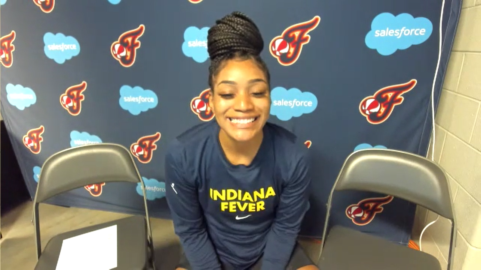 Indiana Fever forward Victoria Vivians