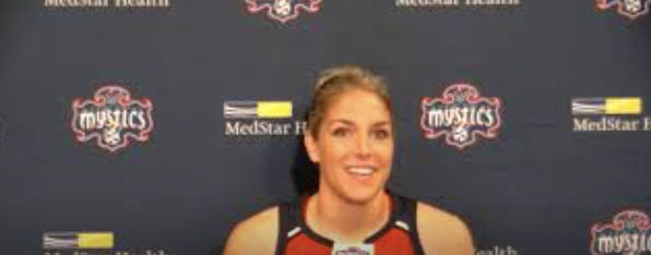 Elena Delle Donne. (Screenshot from media zoom)