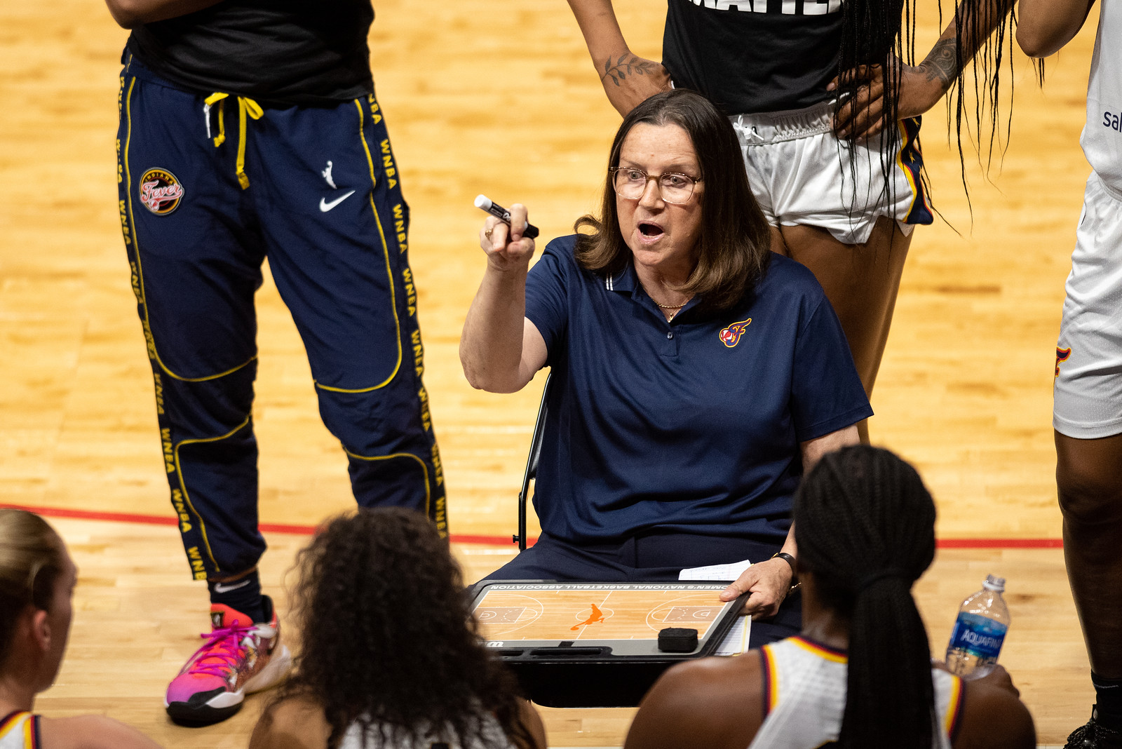 Indiana Fever head coach Marianne Stanley