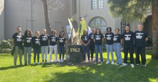 Left to Right Desiree Jackson (assistant) Marie Diop Elizabeth Lau Maxine Najera Mya Clark Shanon Jordan Neveah Manning Alicia Berber Ashley Smith Ayanna Bourgeois Alyssa Serna Regenus Gates Micheal Barnes (assistant coach/former head coach and RCC alumnus of the yr 2022)