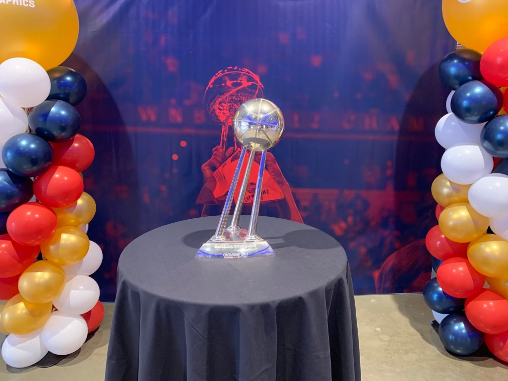 Indiana Fever 2012 WNBA Championship trophy