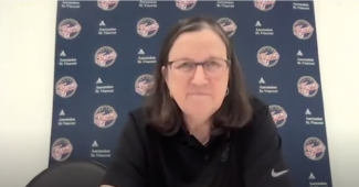 Marianne Stanley. (Screenshot from presser)