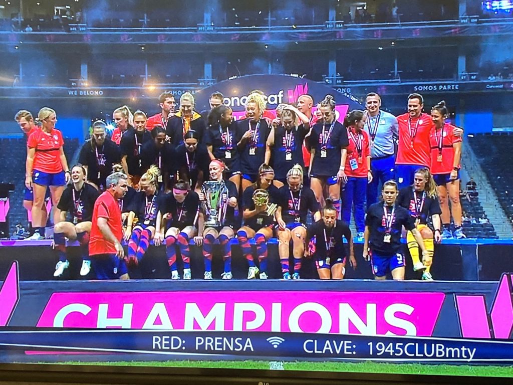 USWNT, champions. (Annie M. Peterson photo)