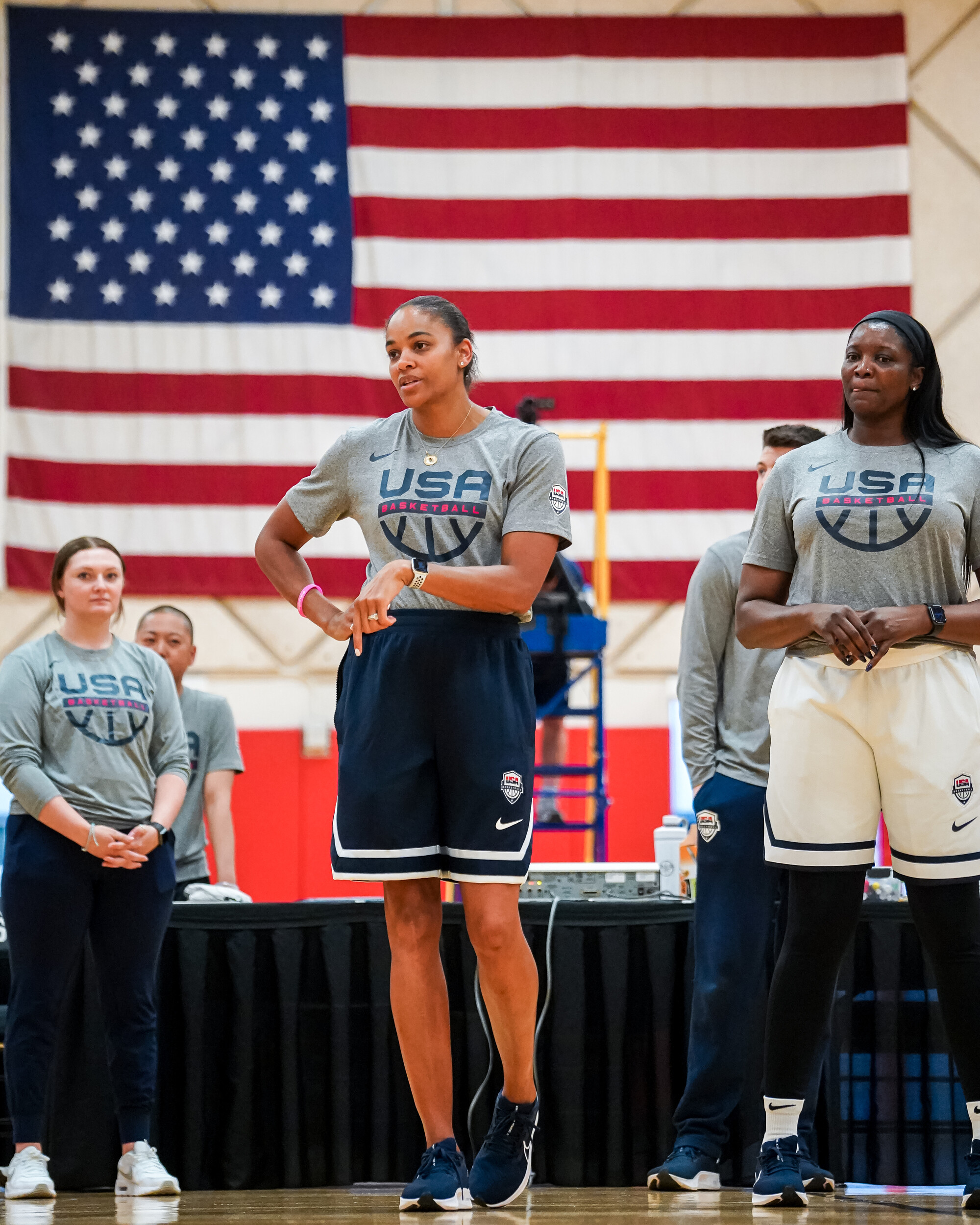 Joni Taylor recently won a gold medal with the Under-18 team in FIBA Americas play and will be an assistant coach for Team USA at the FIBA World Cup. (Photo courtesy of USA Basketball)