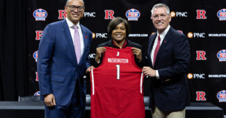 Coquese Washington. (Photo courtesy of Rutgers Athletics)