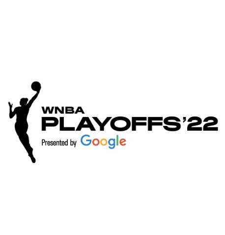 WNBA Playoffs logo.