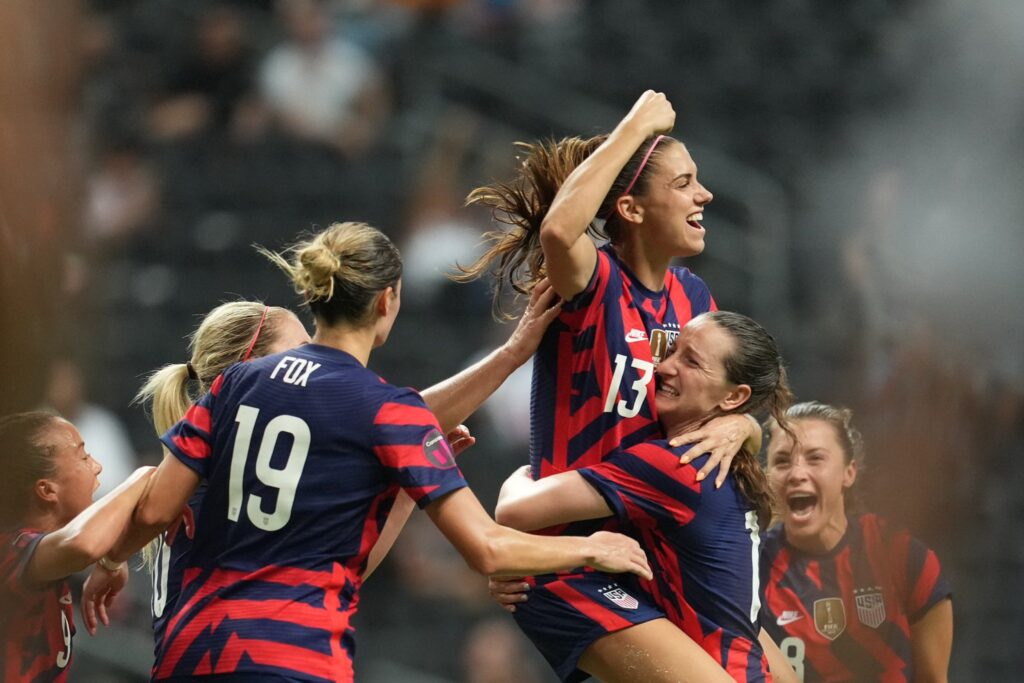 Alex Morgan. (Photo via Morgan's Twitter)
