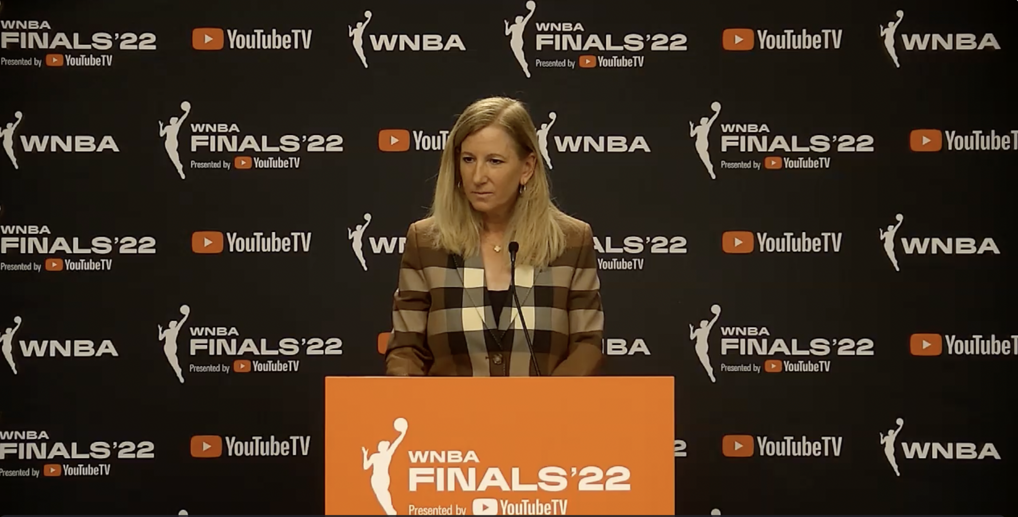 Cathy Engelbert. (Screenshot from Media Avail)