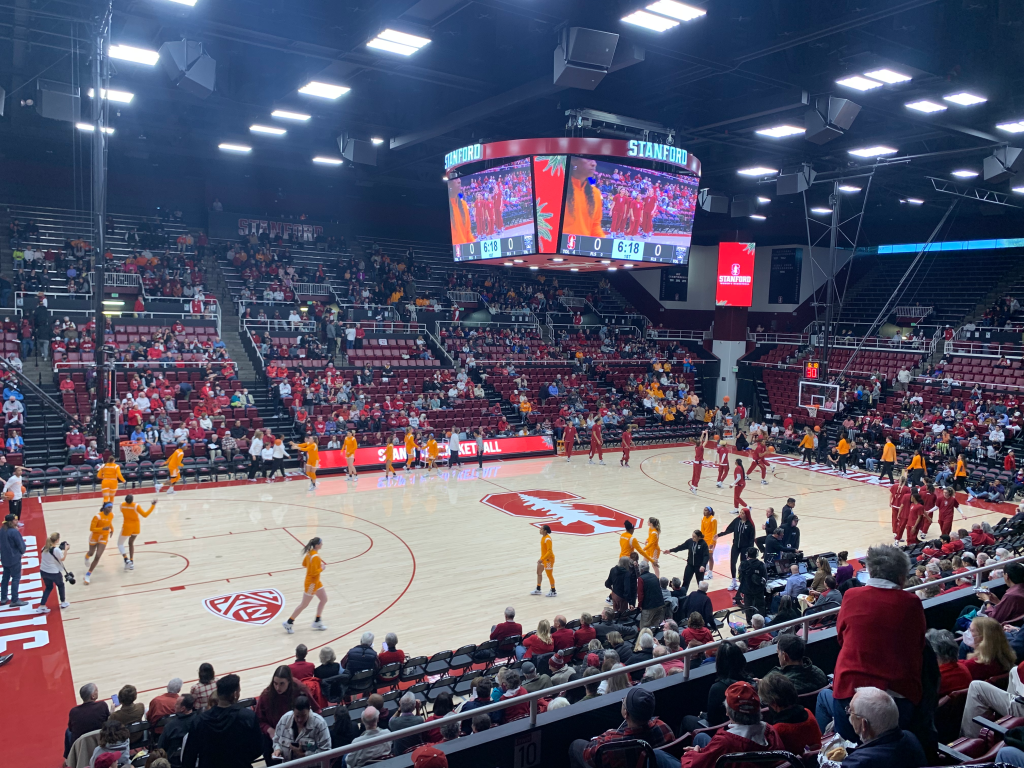 #2 ranked Stanford faces unranked Tennessee on December 19, 2022 in Maples Pavillon (Photo credit: Gabriella Lewis)