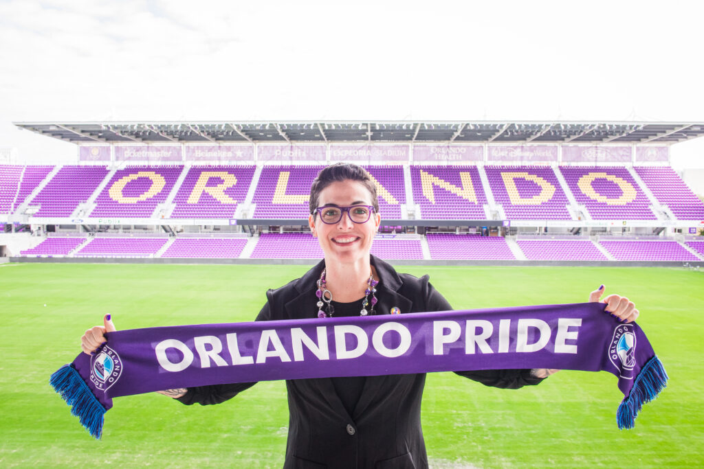 Haley Carter was been named the Orlando Pride's new vice president of soccer operations and general manager on Monday morning. (Photo courtesy of the Orlando Pride)