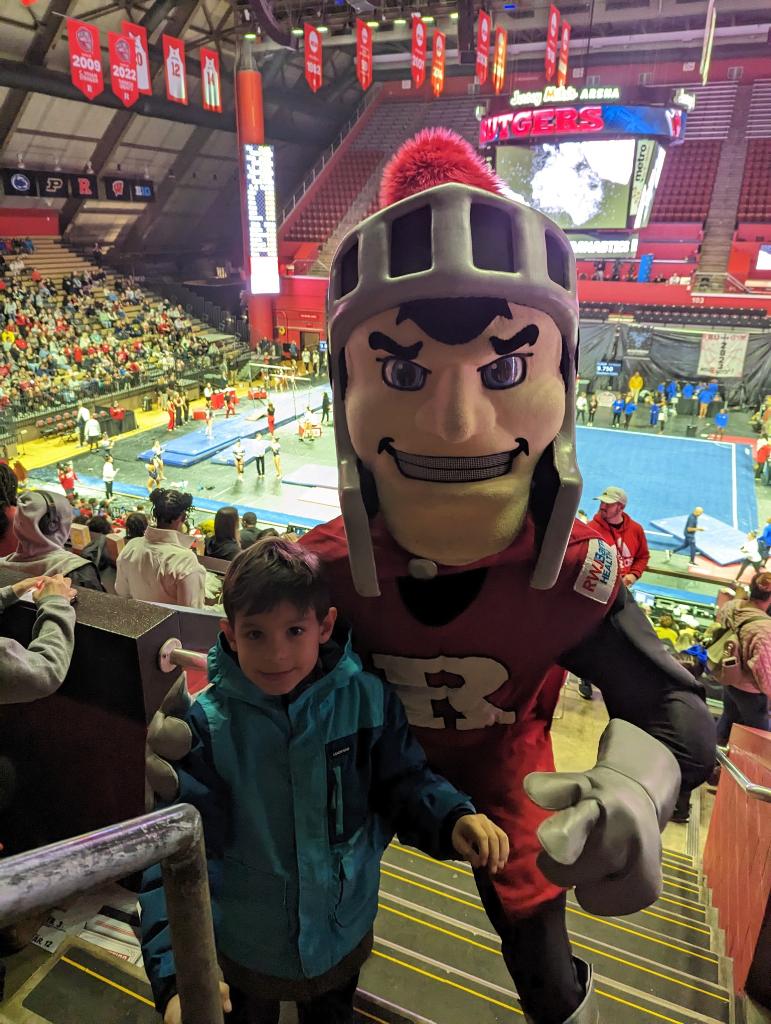My 5-year-old son, Ned, with the Scarlet Knight./Steven Aglione