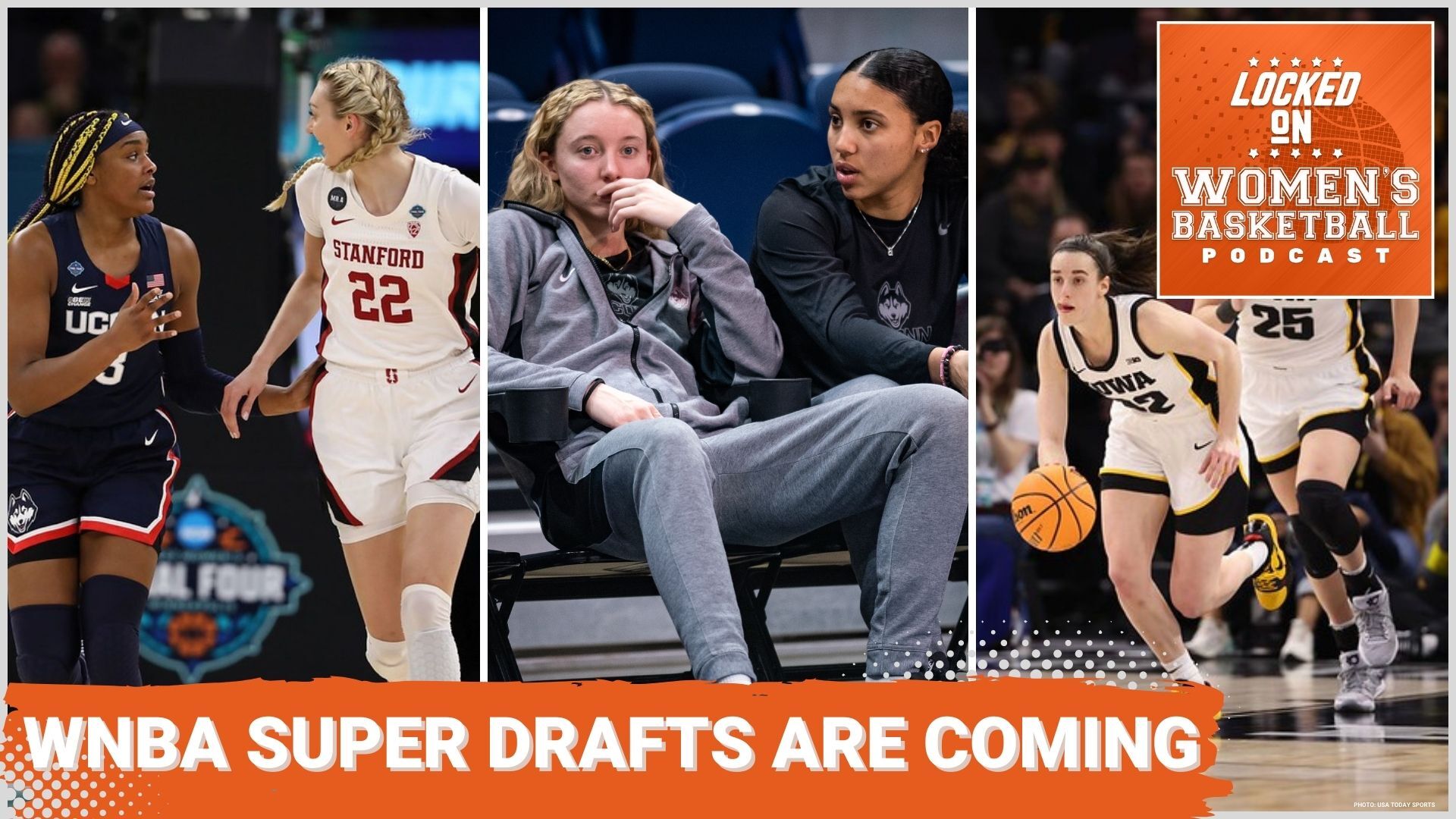 Super drafts are coming. How did we get here and is the league prepared for it? Featuring photographs of Aaliyah Edwards, Cameron Brink, Paige Bueckers, Azzi Fudd and Caitlin Clark. (Photo Credits: Domenic Allegra and John McLellan)