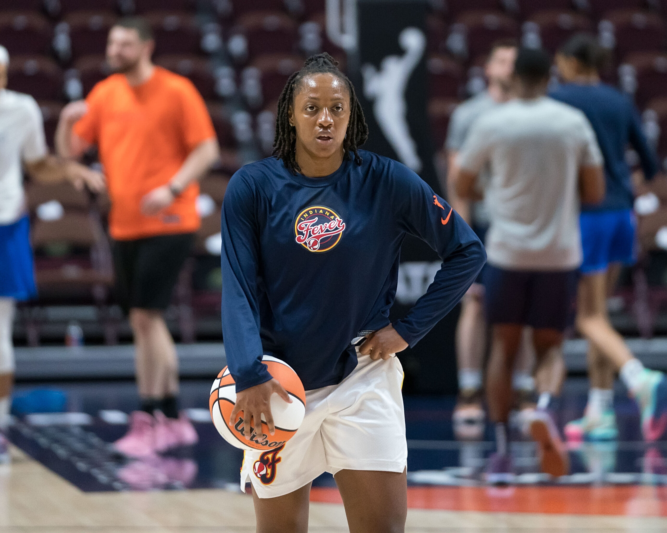 Kelsey Mitchell of the Indiana Fever