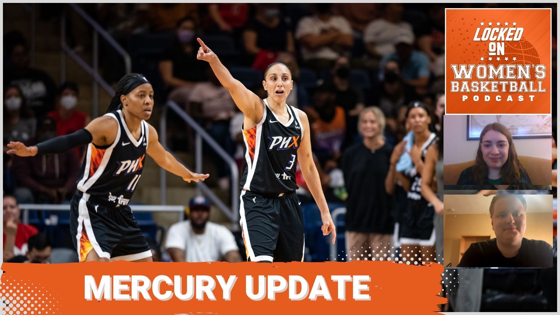 Graphic with a photo of Diana Taurasi who scored her 10,000th career point for the Phoenix Mercury.