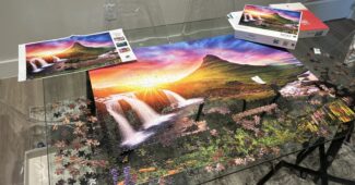 Maddy Siegrist's in-progress jigsaw puzzle. (Maddy Siegrist photo)