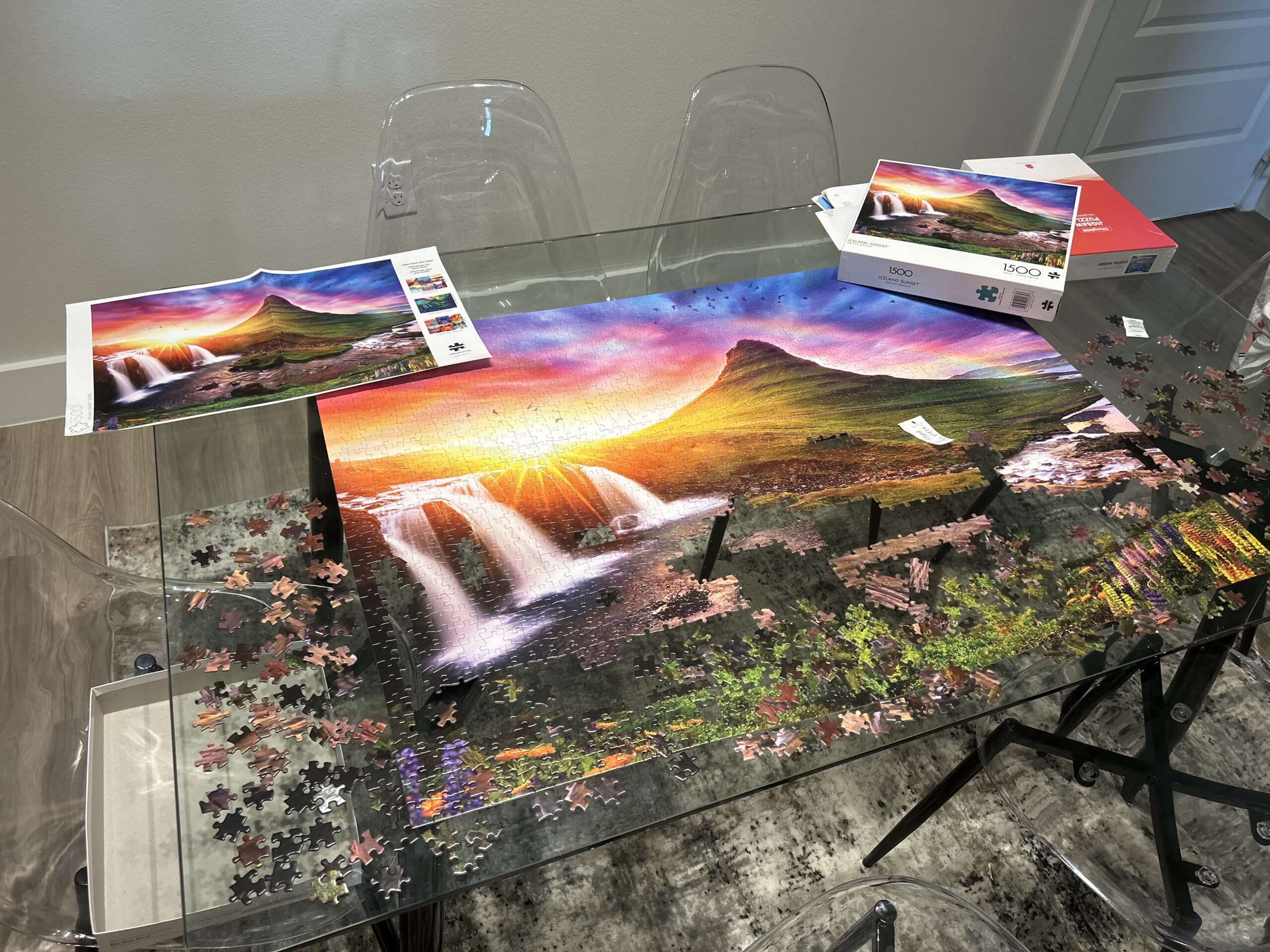 Maddy Siegrist's in-progress jigsaw puzzle. (Maddy Siegrist photo)