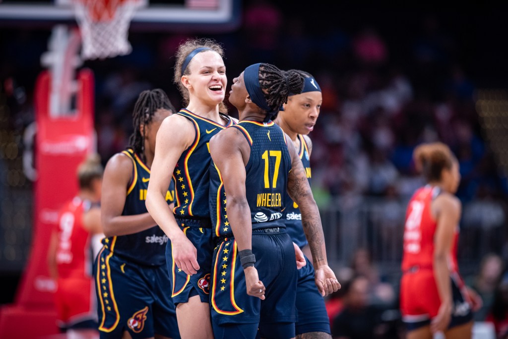 Indiana Fever guards <a rel=