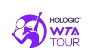 The WTA logo is pictured next to the words "Holologic WTA Tour"