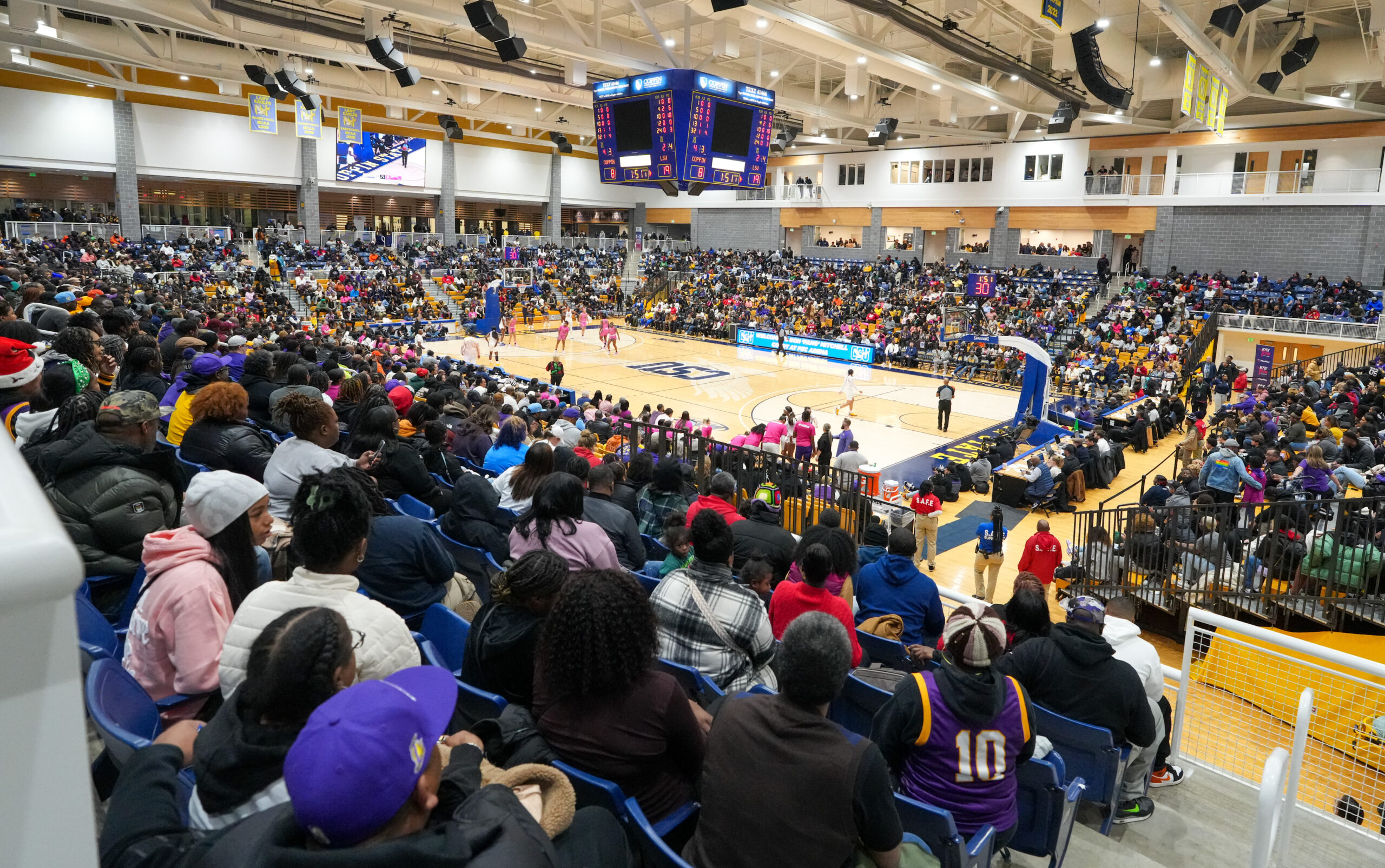 Coppin State's Physical Education Complex was soldout.