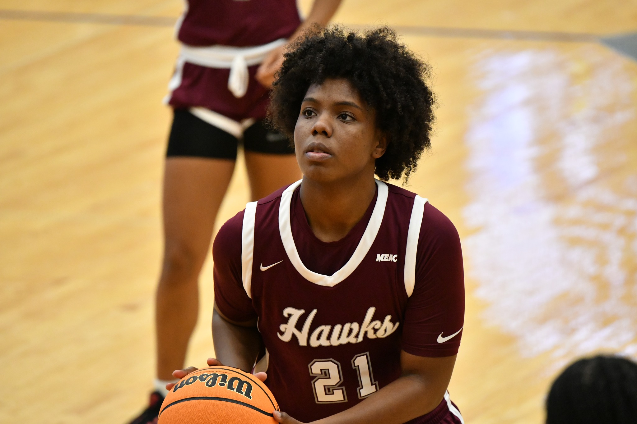 Ariana Seawell leads UMES in scoring and rebounding.