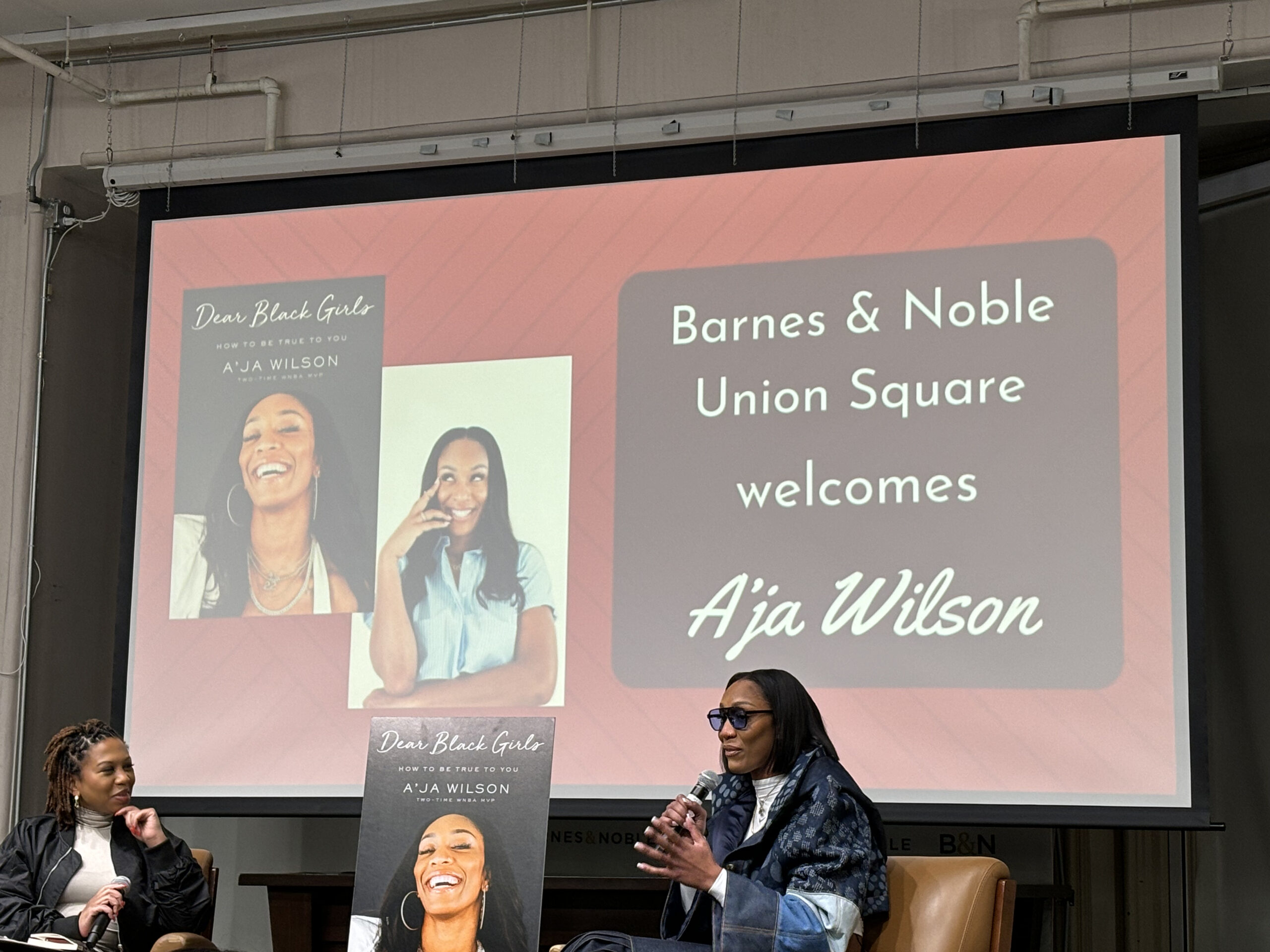 A'ja Wilson discusses her new book.