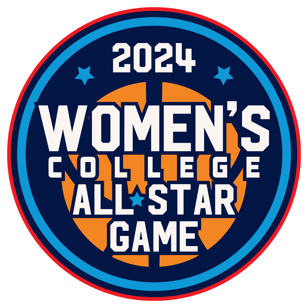 A logo of the 2024 Women's College All-Star Game