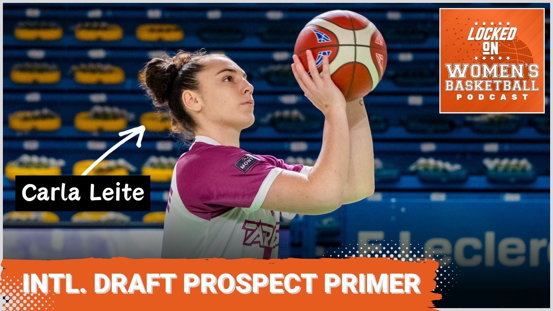 French guard Carla Leite is one of several international prospects to know for the 2024 WNBA Draft. (Photo credit: @tgbbasket on X, formerly known as Twitter)
