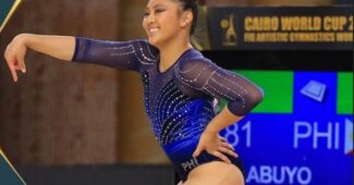 Emma Malabuyo competing in Cairo for the Philippines