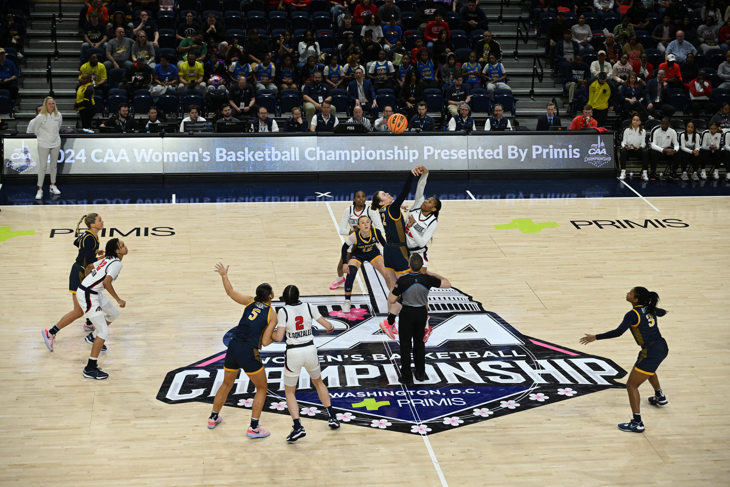 The CAA Women's Basketball Tournament was played at the Entertainment & S[ports Arena, the Mystics' home arena