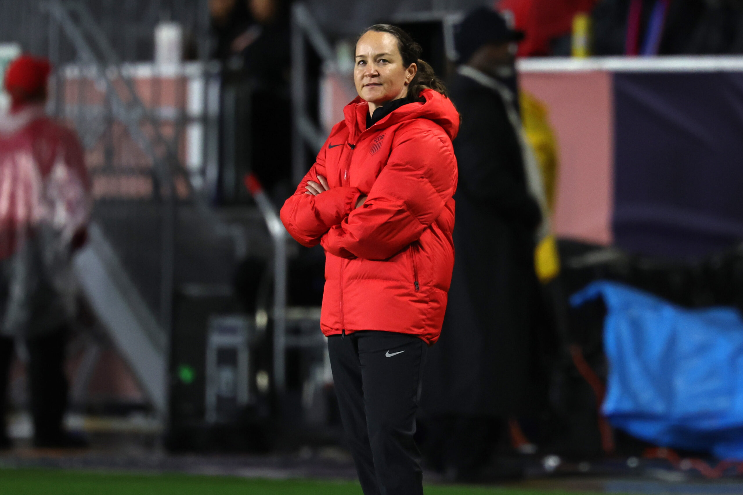 Twila Kilgore stands with her arms crossed