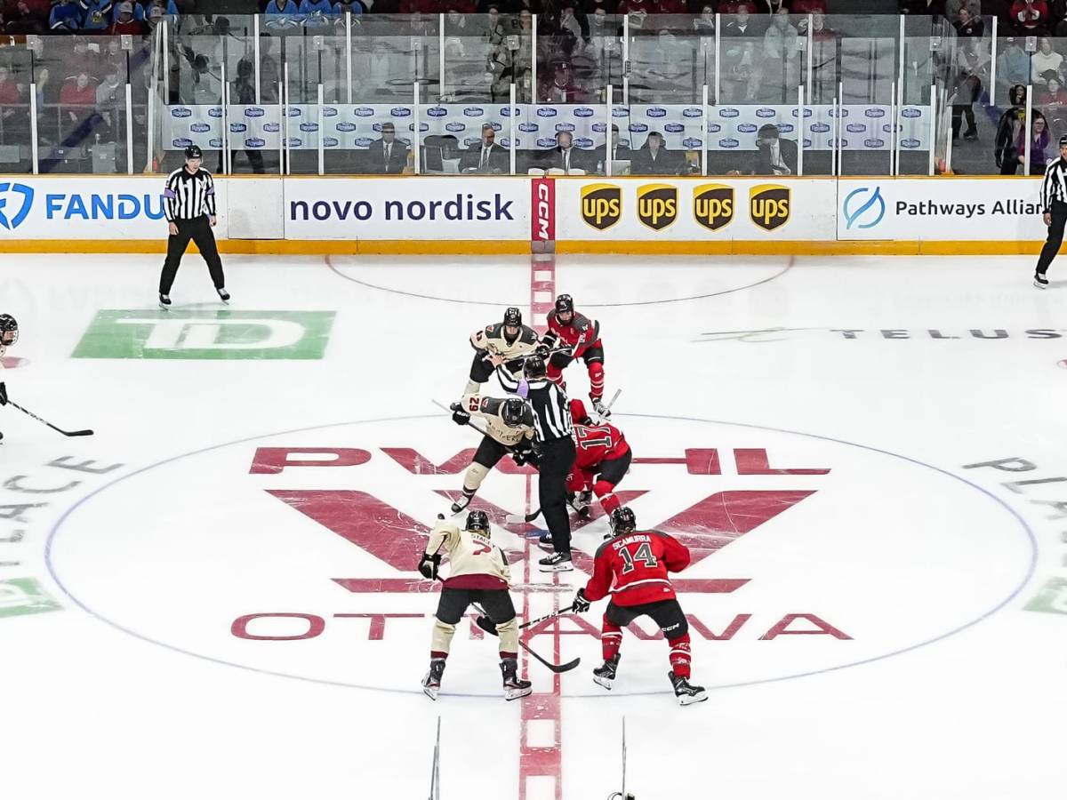 PWHL Ottawa hosts Montreal at TD Place (Photo cred: Andrea Cardin/Freestyle Photography/PWHL)