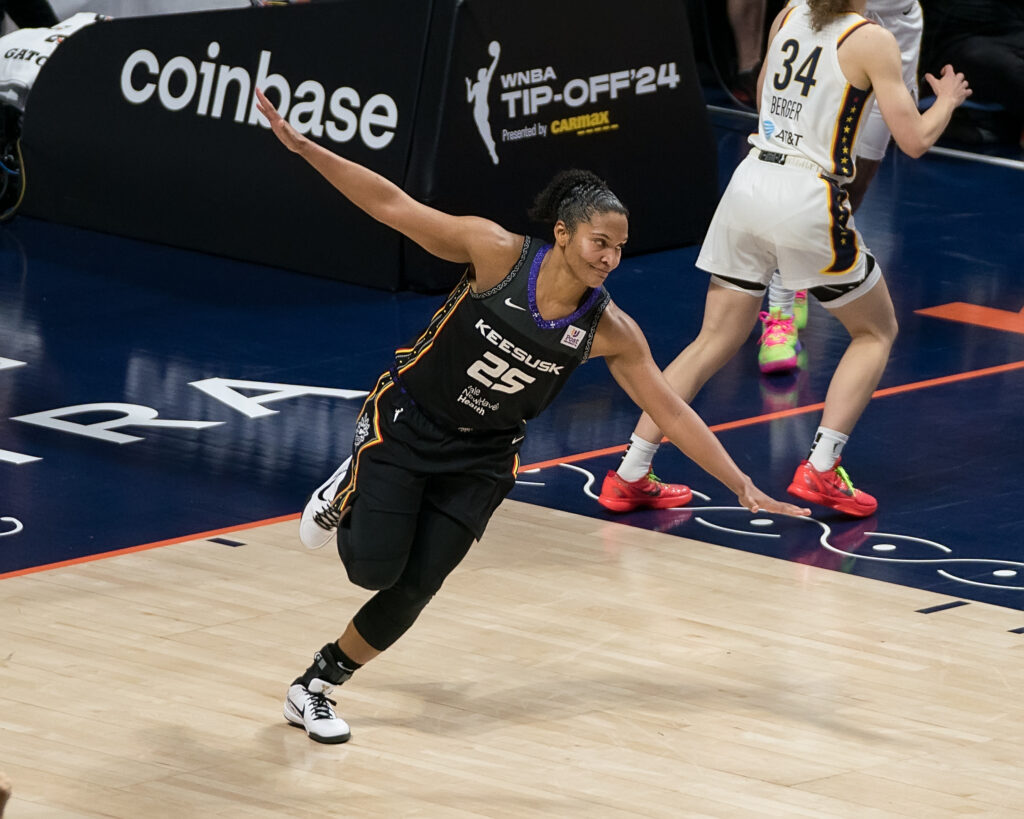 No, Alyssa Thomas is not the charter flight solution for the WNBA. But she does virtually everything else. Photo Credit: Chris Poss