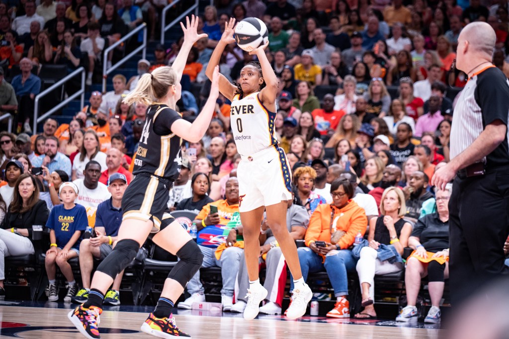 Indiana Fever guard Kelsey Mitchell
