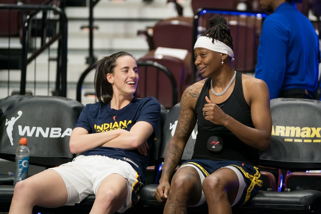 Indiana Fever guards Caitlin Clark