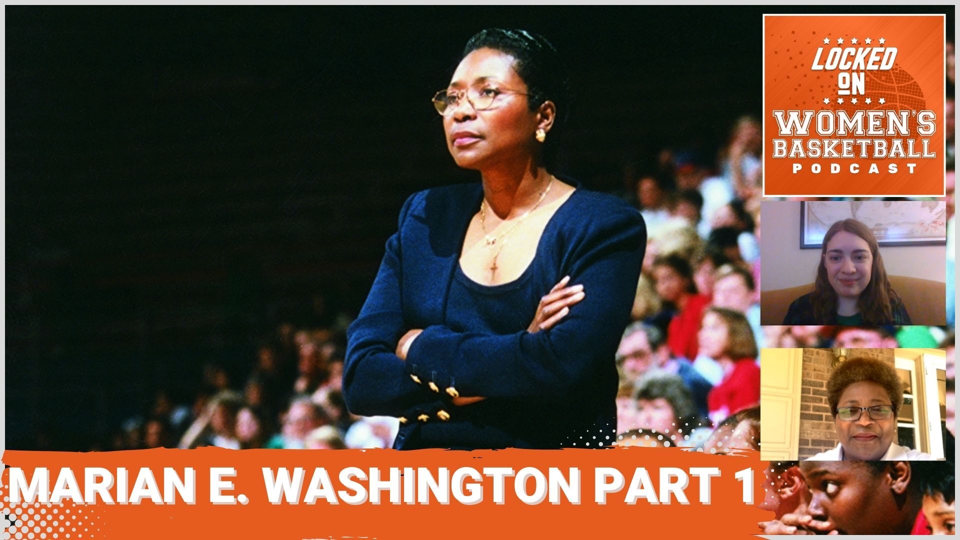 Marian E. Washington coaching a game