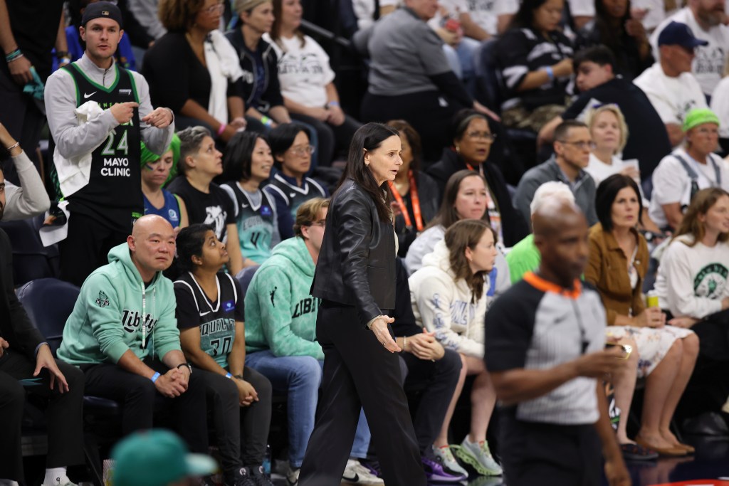 New York Liberty head coach <a rel=