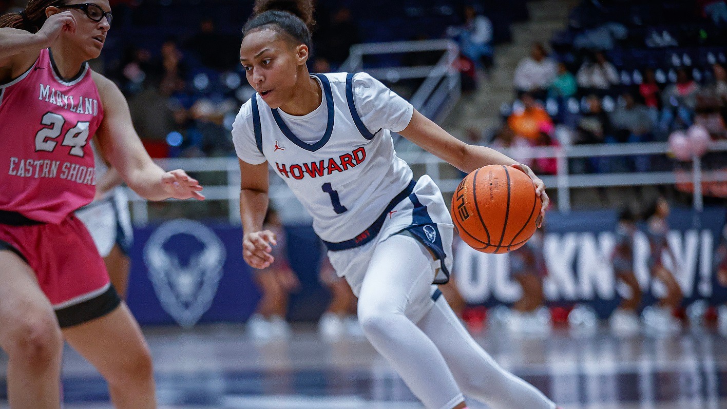 Destiny Howell was the 2023 MEAC Player of the Year and she returns after missing last season. Photo credit/Howard Athletics