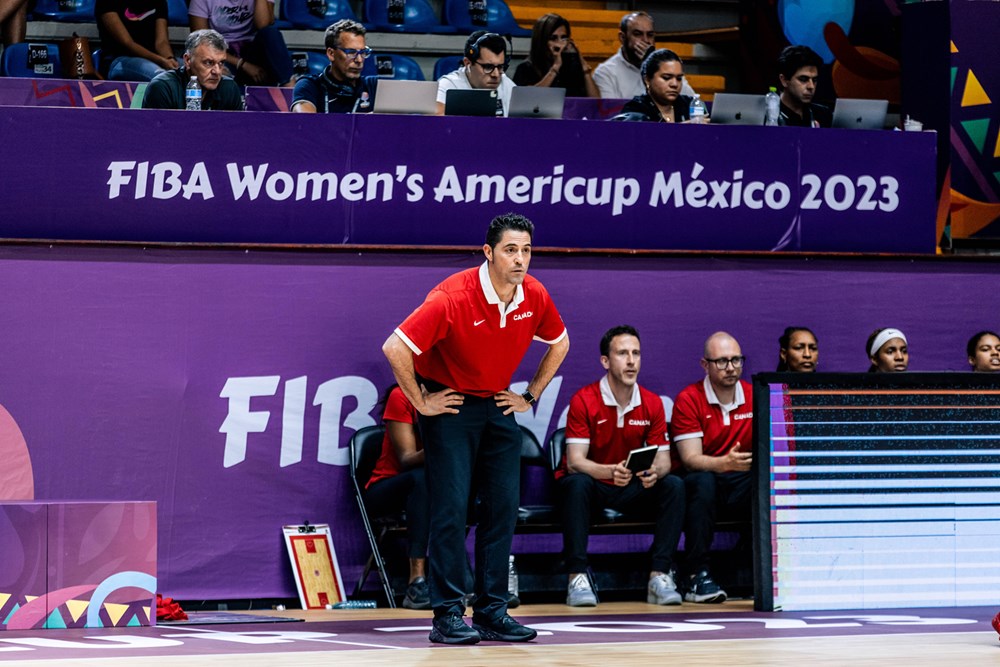 Canadian senior national women's team head coach Victor Lapeña.