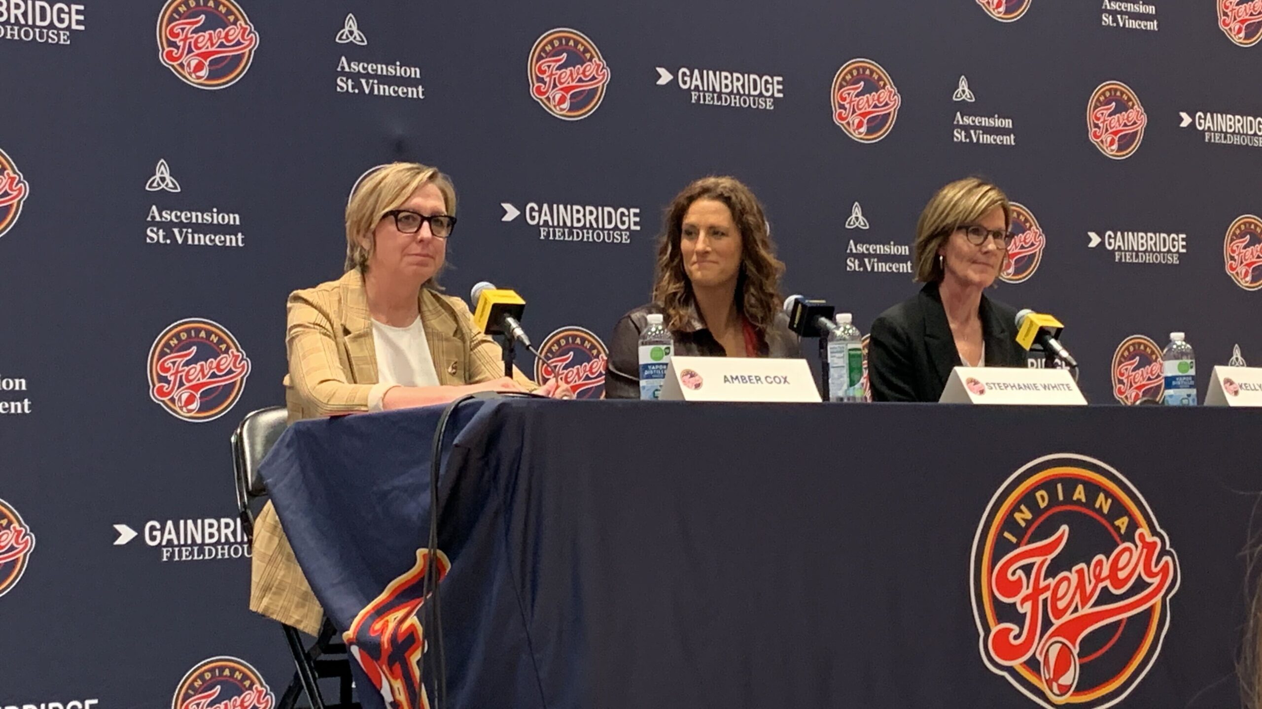 Indiana Fever Amber Cox Kelly Krauskopf Stephanie White