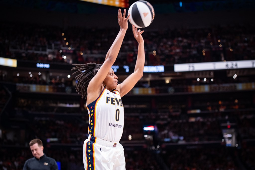 Indiana Fever guard Kelsey Mitchell