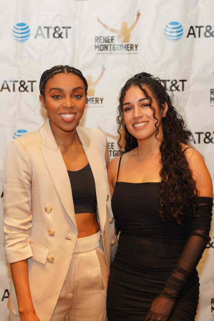 Renee Montgomery with her wife and music artist Sirena Grace. (Photo credit: RME)