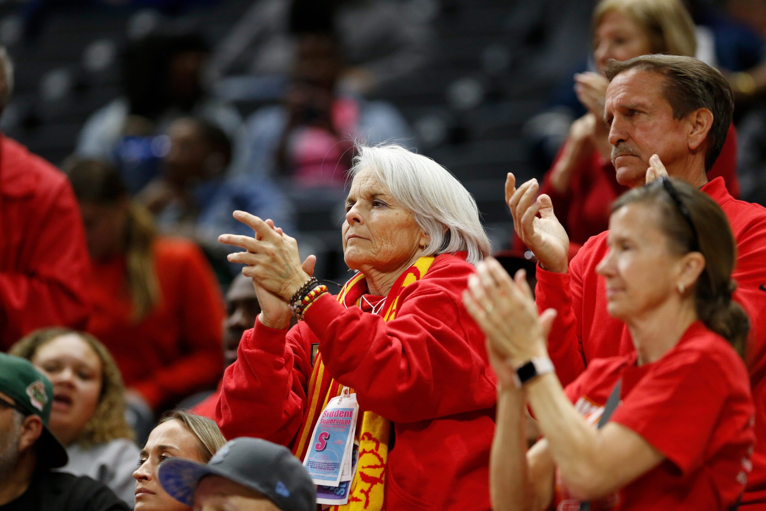 Incarnate Word fans cheer on their team.