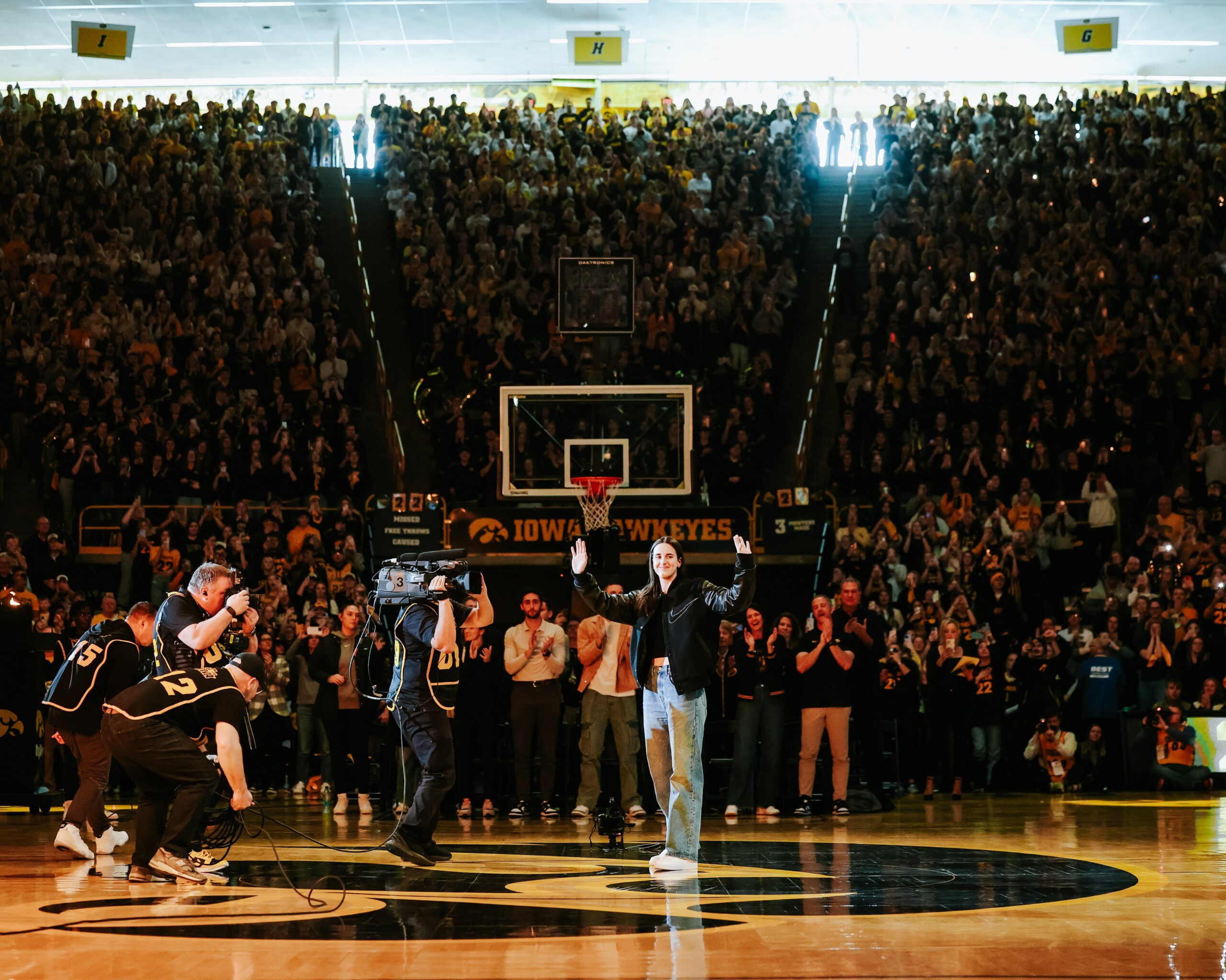 Caitlin Clark jersey retirement from Iowa