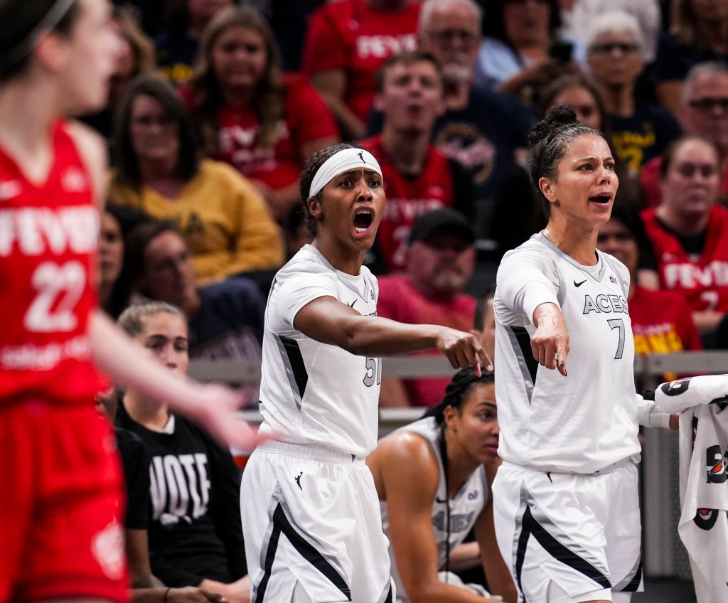 Sydney Colson Las Vegas Aces Indiana Fever